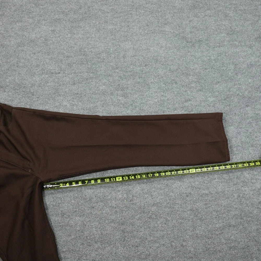 Vintage Wrangler Jeans Mens 38x30 Brown Wrancher Dress Slacks Flare Leg